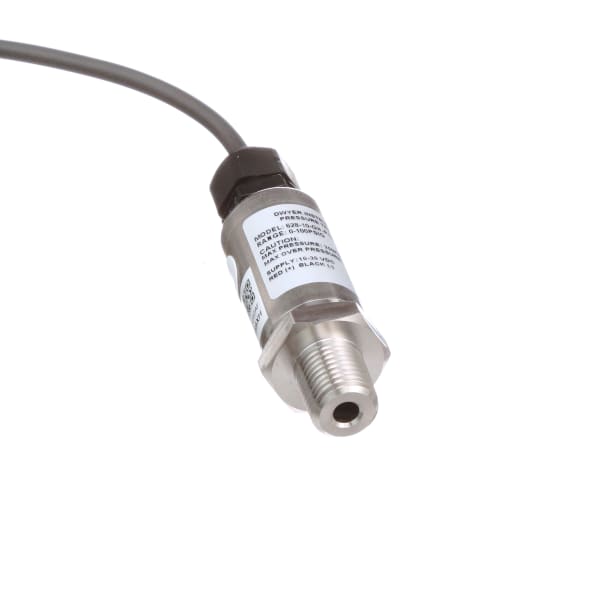 Pressure Sensor, Transmitter, Gauge, 0-100psi, 1/4" Male NPT, 626/628 Series