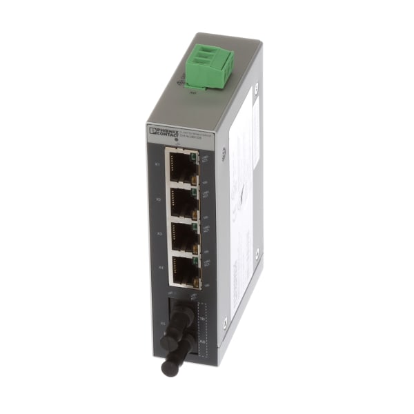 Interruptor de Ethernet, Unmanaged,  5 puerto, el 10/100M RJ45+100M milímetro FO, serie del interruptor del FL