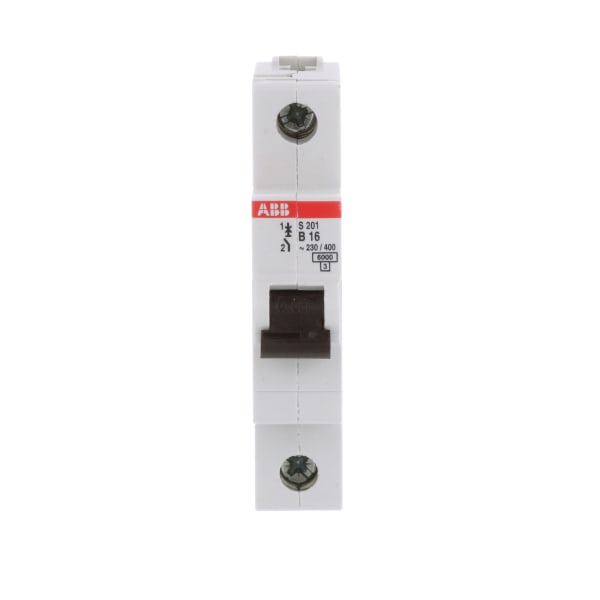 ABB - S201-B16 - Miniature Circuit Breaker; MCB 1P B 16A 480Y/277 SUPP - RS