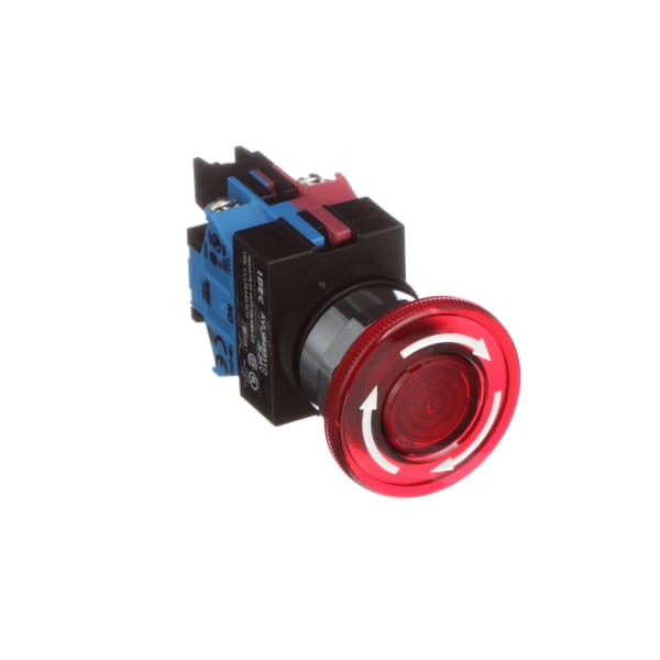 IDEC Corporation - AVLW49911D-R-24V - Indicator, E-Stop, Red, LED, 22 ...