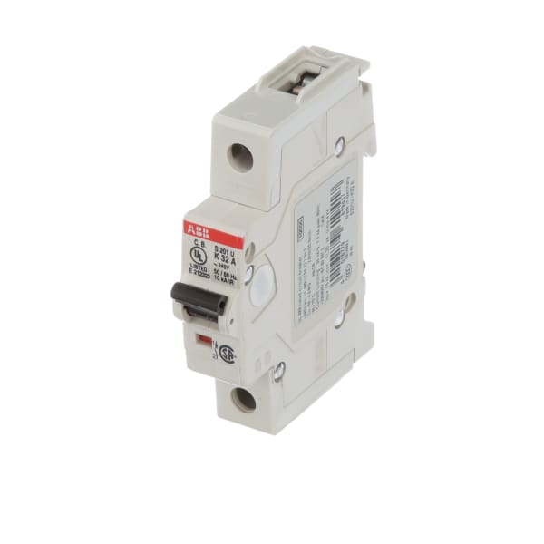 ABB - S201U-K32 - Circuit Breaker; 1-Pole; K Curve; 32A; 240VAC; Handle ...