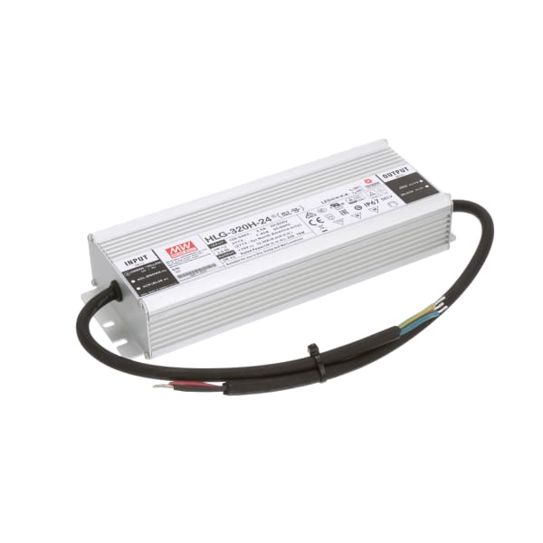 MEAN WELL - HLG-320H-24 - Power Supply,AC-DC,24V,13.3A,100-305V In