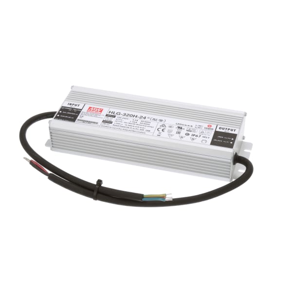 Mean Well 320W LED Driver - 24V DC - A Type Dimming Function - HLG-320