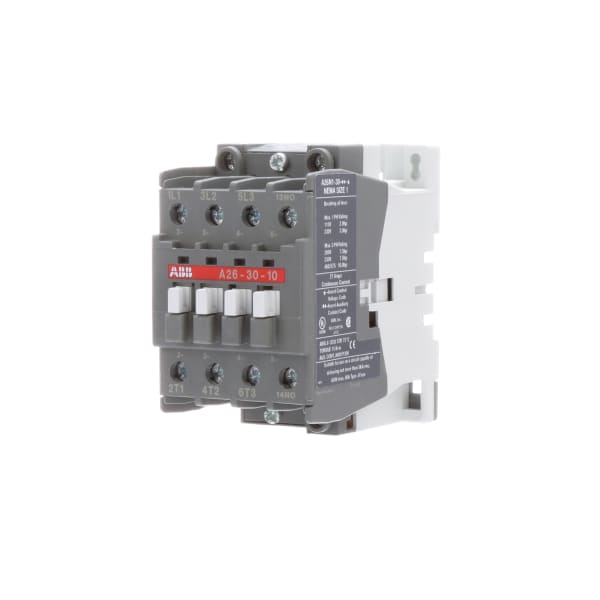 ABB - A26N1-30-10-84 - Contactor, Non-Reversing, 120VAC Coil, 27A, 3 ...