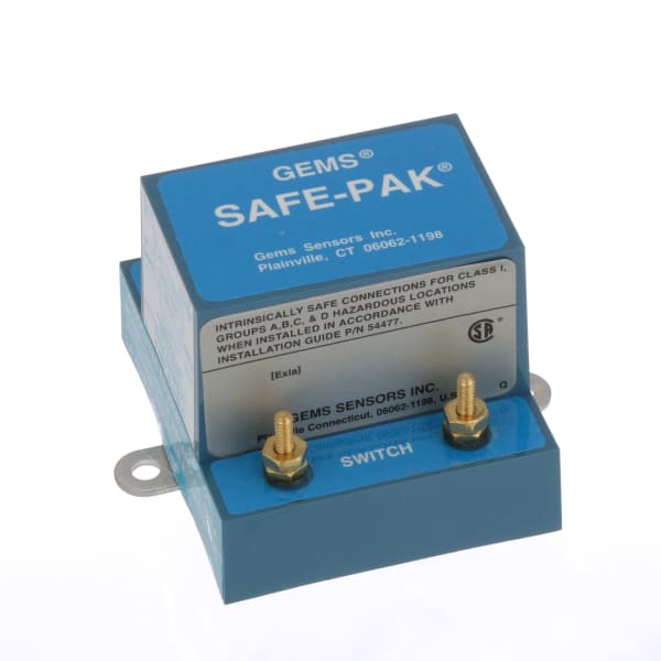 Gems Sensors 25872 Intrinsically Safe Relay, SPSTNC, 5A, 135VAC