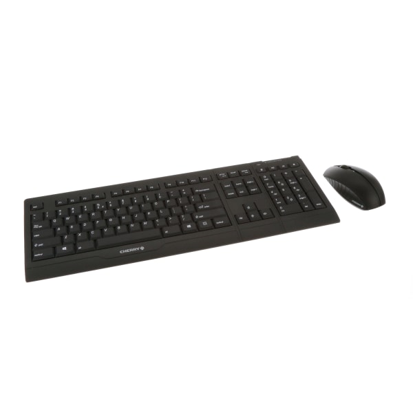 Cherry Americas JD0410EU2 Keyboard,Wireless + 3 Button Mouse,128Bit AES Encrypted,104+4