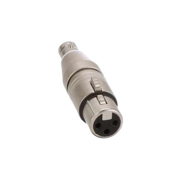 XLR Adapter, 3-Pin Female XLR to BNC Jack, Pre-wired, AXR/XLR Series
