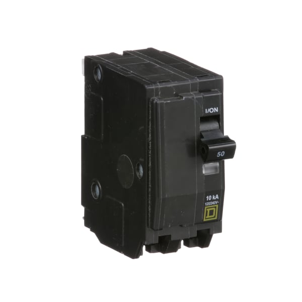 Square D - QO250 - Miniature Circuit Breaker, 2 POLE, 120/240V, 50A - RS