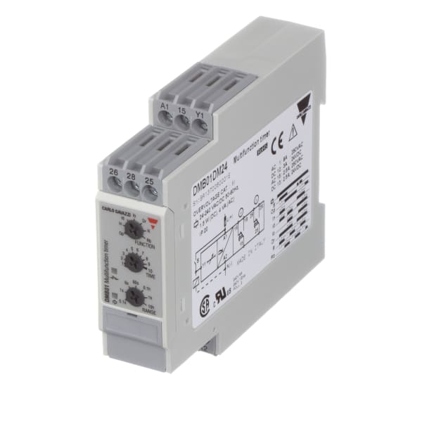 Carlo Gavazzi, Inc. - DMB01DM24 - Time Delay Relay, Multi-Function, 0 ...