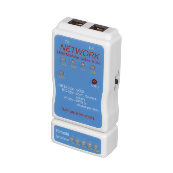 RS PRO Cable Tester RJ45