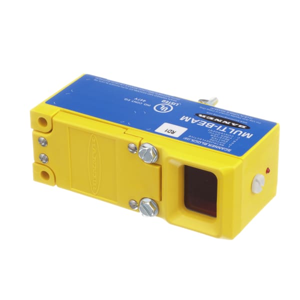 Banner Engineering SBRD1 Opposed Mode 3/4 Wire Receiver Scanner Block, 10 ft, Infrared