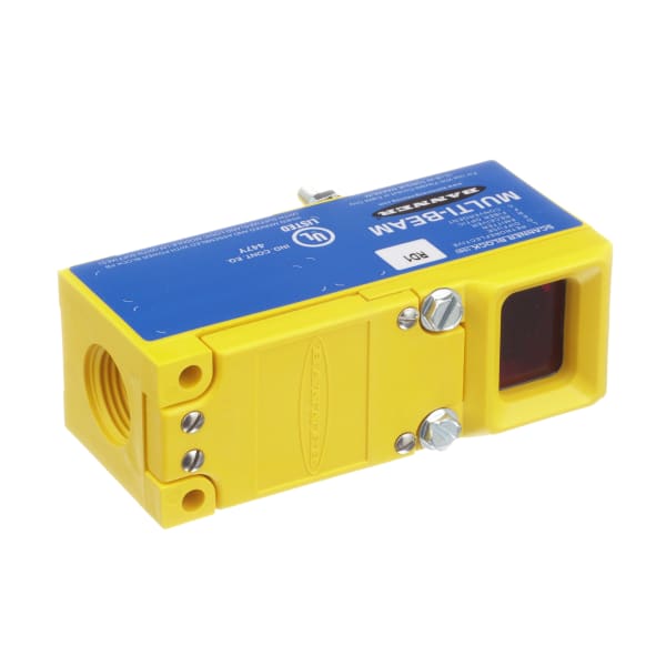 Banner Engineering SBRD1 Opposed Mode 3/4 Wire Receiver Scanner Block, 10 ft, Infrared