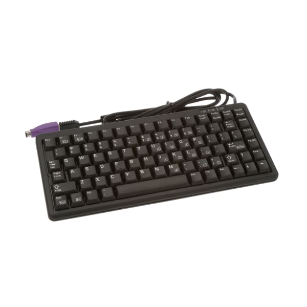 Keyboard,Ultraslim,83 Key,USB or PS/2 Combo Interface,US,MX Gold Keyswitch,Black