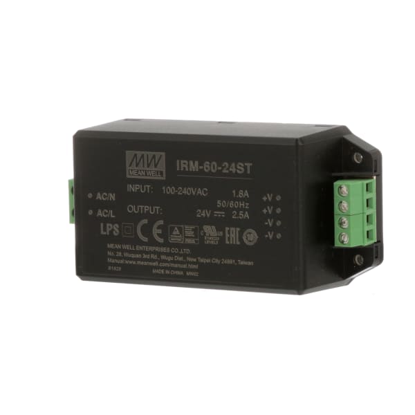 Mean Well Irm St Power Supply Ac Dc V A V In