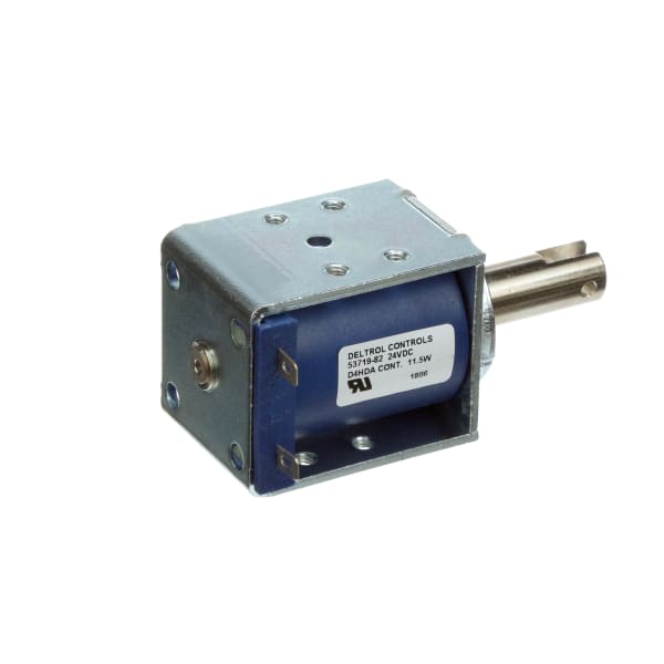 Deltrol Controls 5371982 Solenoid, D4HD Series, 24VDC, Pull, Continuous Duty, 11.5W, .187