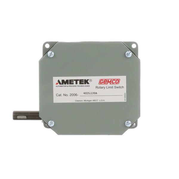 GEMCO - 2006402L120A - Rotary Limit Switch, geared, Nema 4, 2 