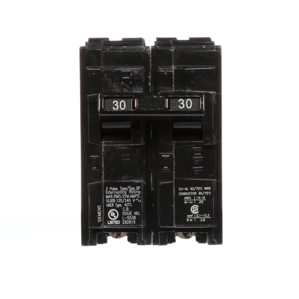 Siemens - Q230U - Circuit Breaker 30A 2 Pole 120/240V 10K QP - RS