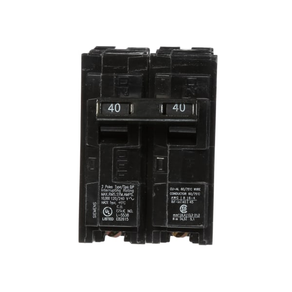 Siemens - Q240 - Circuit Breaker 40A 2 Pole 120/240V 10Kqp - RS