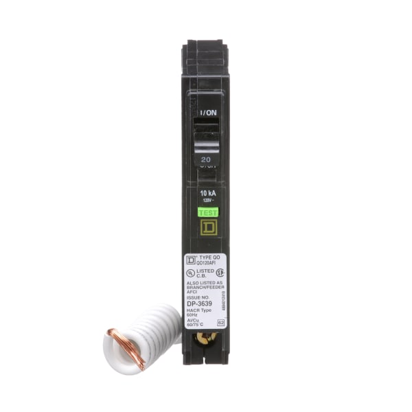 Square D - QO120AFI - Miniature Circuit Breaker 120V 20A - RS