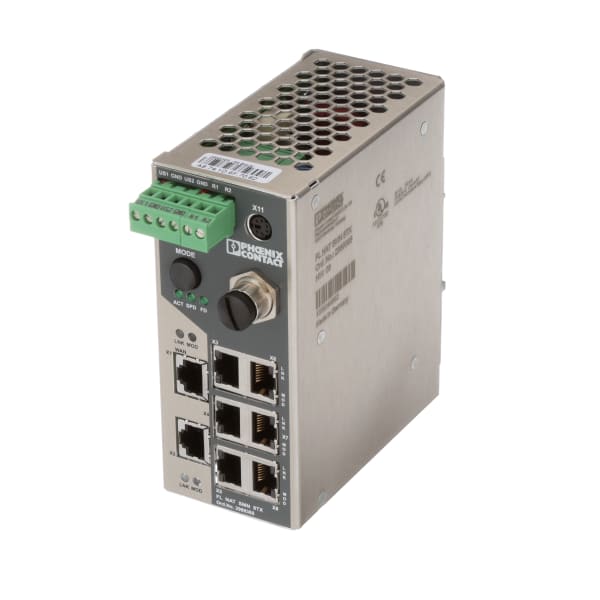 Phoenix Contact 2989365 Switch NAT Router, Managed, 8 x10
