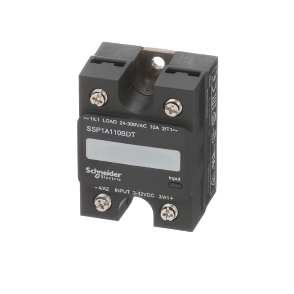 Solid State Relay, 1-P, 10A @ 300 VAC 3-32 VDC w/TPad, Harmony SSP1 Series
