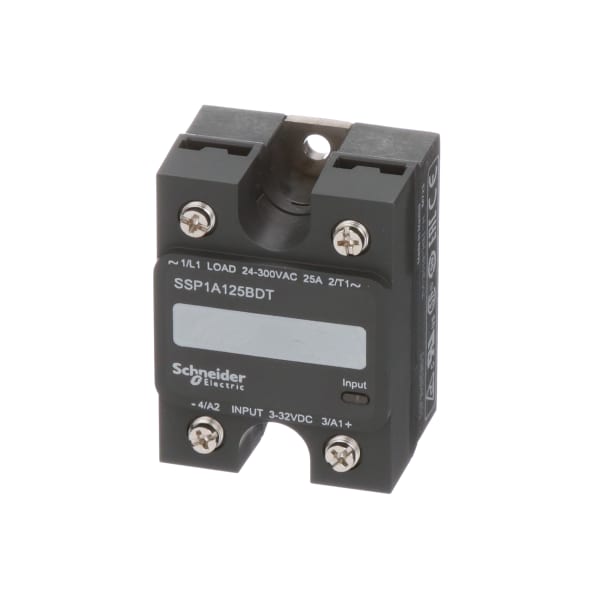 Schneider Electric SSP1A125BDT Relay,SSR,ZeroSwitching,SPSTNO,Cur