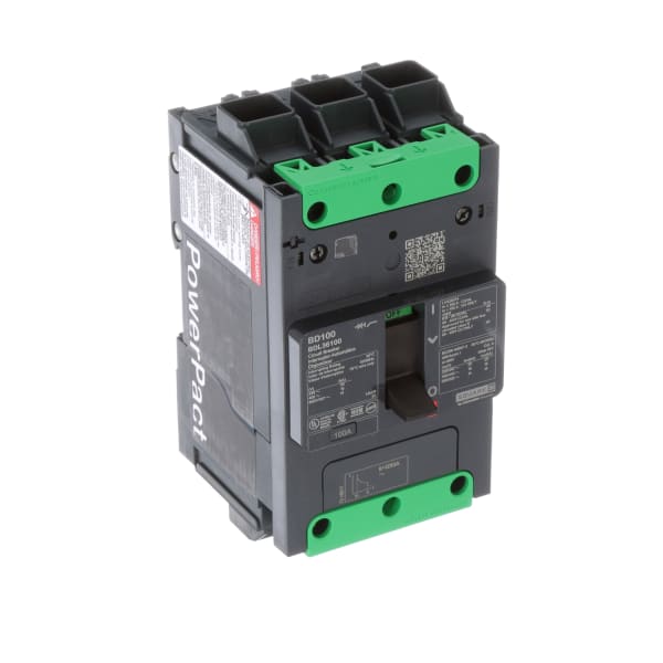 Square D - BDL36100 - Circuit Breaker, PowerPact B-Frame, D Interrupt ...