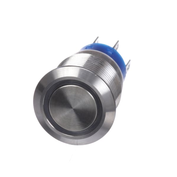 RS PRO 1113784 DPDT Push Button Switch 19mm IP67 Flat Round Panel