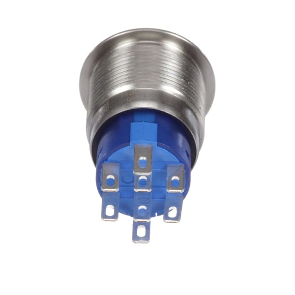 RS PRO 1115810 DPDT Push Button Switch 19mm IP67 Flat Round Panel