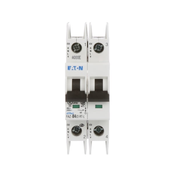 Eaton - Cutler Hammer - FAZ-B4/2-RT-L - Circuit Breaker,FAZ,B Curve,2 ...