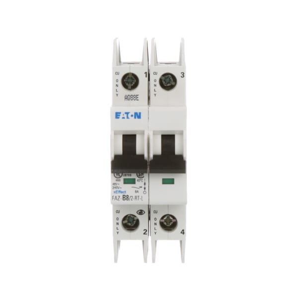 Eaton - Cutler Hammer - FAZ-B8/2-RT-L - Circuit Breaker,FAZ,B Curve,2 ...