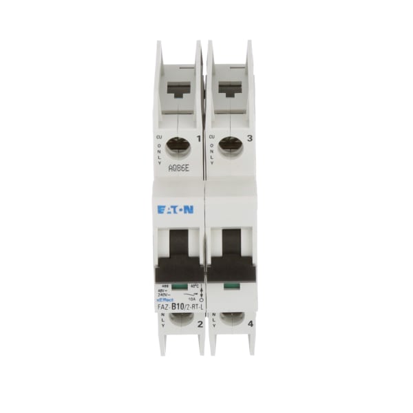 Eaton - Cutler Hammer - FAZ-B10/2-RT-L - Circuit Breaker,FAZ,B Curve,2 ...