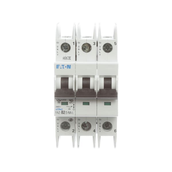 Eaton - Cutler Hammer - FAZ-B2/3-NA-L - Circuit Breaker,FAZ,B Curve,3 ...