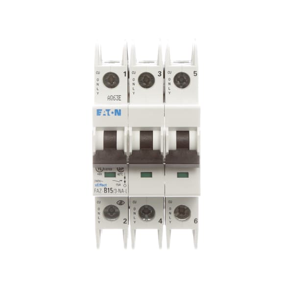 Eaton - Cutler Hammer - FAZ-B15/3-NA-L - Circuit Breaker,FAZ,B Curve,3 ...