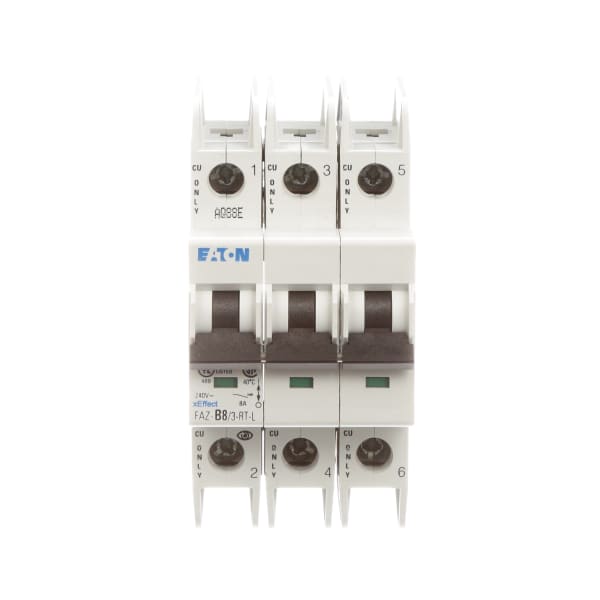 Eaton - Cutler Hammer - FAZ-B8/3-RT-L - Circuit Breaker,FAZ,B Curve,3 ...