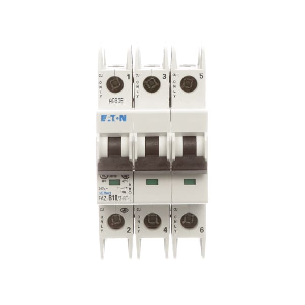 Eaton - Cutler Hammer - FAZ-B10/3-RT-L - Circuit Breaker,FAZ,B Curve,3 ...