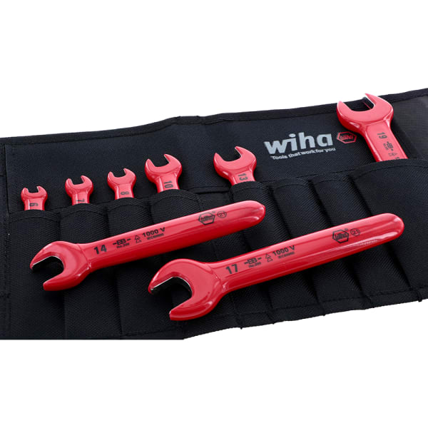 Wiha Tools - 20093 - Wrench Set; Open End; Insulated; Metric; 8