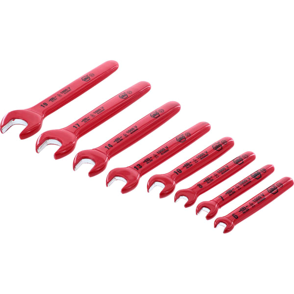 Wiha Tools - 20093 - Wrench Set; Open End; Insulated; Metric; 8