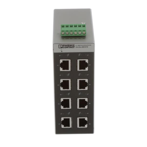 Phoenix Contact - 2891018 - Industrial Ethernet Switch, Unmanaged, 8 ...