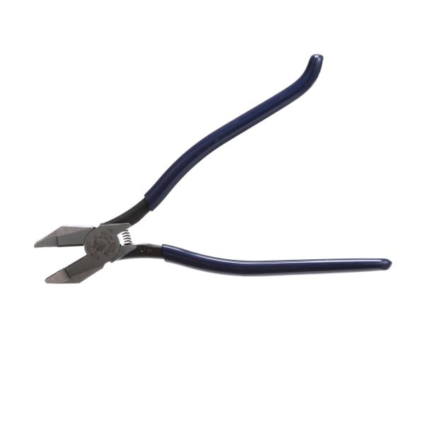 Klein Tools D201-7CSTLFT Ironworker Side Cutting Pliers to Twist and Cut  Rebar Tie Wire, Left Handed and Spring Loaded, 9-Inch 