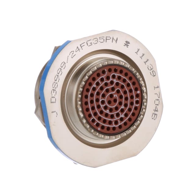 Circular Connector, Jam Nut Receptacle w/Pins, MIL-DTL-38999 III Series