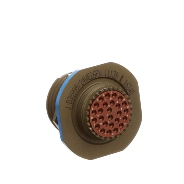 Circular Connector, Jam Nut Receptacle w/Pins, MIL-DTL-38999 III Series