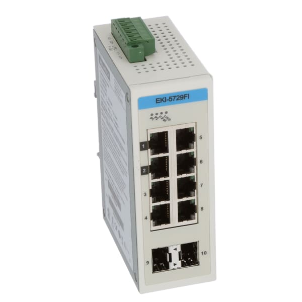 Advantech EKI5729FIAE Lightly Managed, Switch, 8 Port