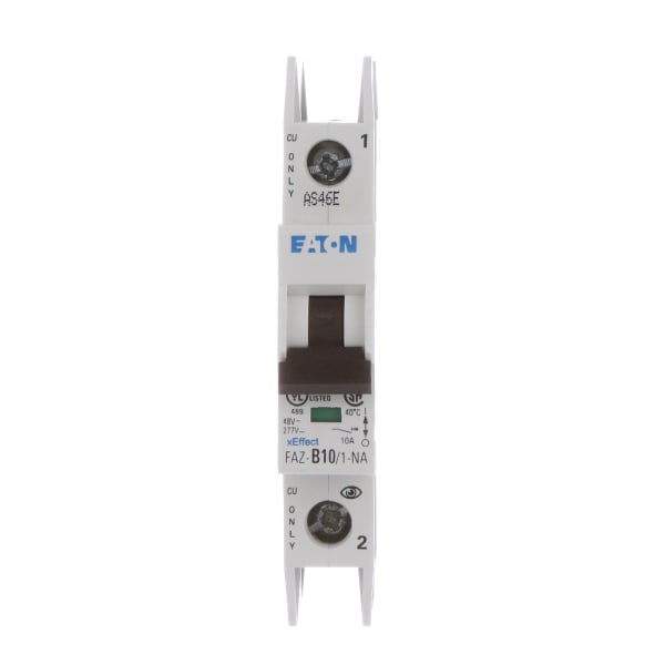 Eaton - Cutler Hammer - FAZ-B10/1-NA - Miniature Circuit Breakers, 10A ...