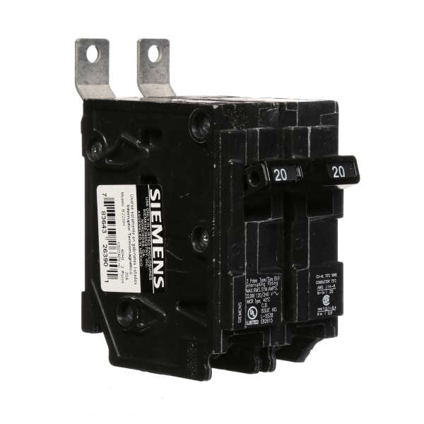 Siemens - B220H - Circuit Breaker 20A 2P 120/240V 22K BLH - RS