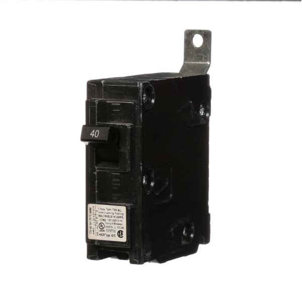 Siemens - B140 - Circuit Breaker Thermal/Magnetic Cur Rtg 40A 1 Pole ...