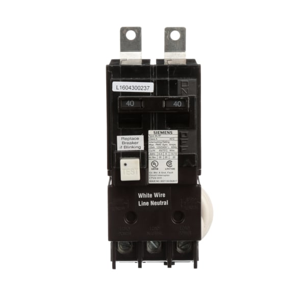 Siemens - BF240AH - Circuit Breaker BLHF GFCI 5mA 2P 240V 40A 22KA - RS