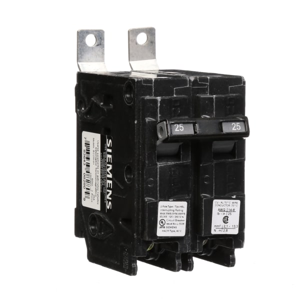 Siemens - B225HH - BREAKER 25A 2P 120/240V 65K HBL - RS