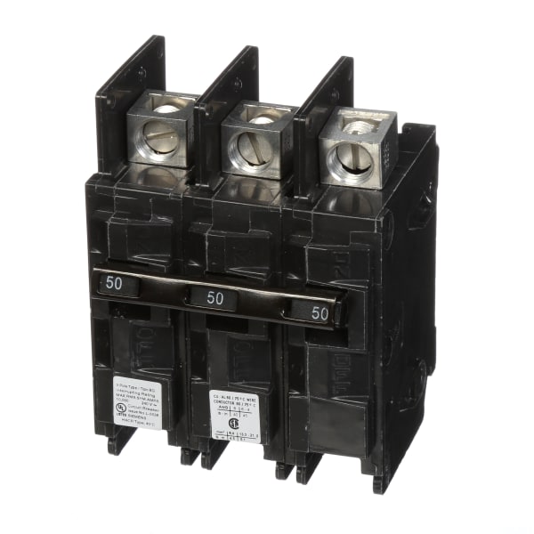 Siemens - BQ3B050L - BRKR BQ 3P 240V 50A 10K LUG - RS