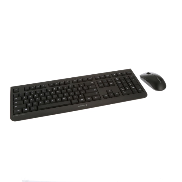 El teclado, ratón de la radio + del botón de 3, llave de 104+4, susurra silenciosamente, USB, negro